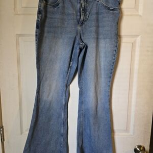 Lee Women's Flare Jeans in Light Blue